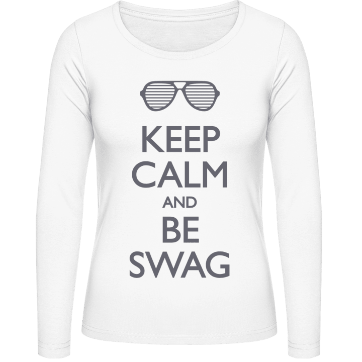 Keep Calm and be Swag Kvinnor långärmad skjorta 0 image
