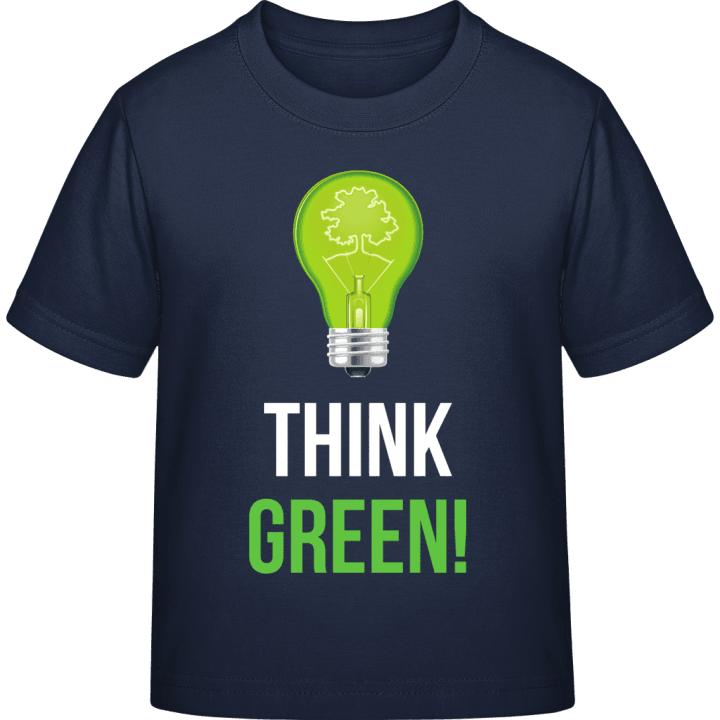 Think Green Logo T-skjorte for barn contain pic