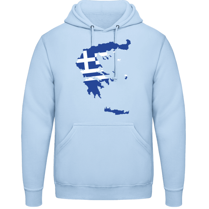 Greece Map Hoodie contain pic