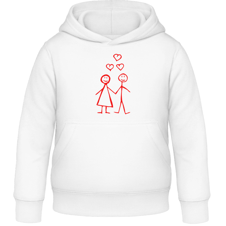 Couple In Love Comic Sweat à capuche pour enfants contain pic