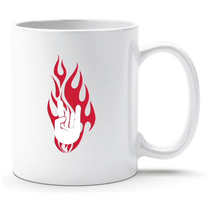 Rock On Hand in Flames Cup contain pic