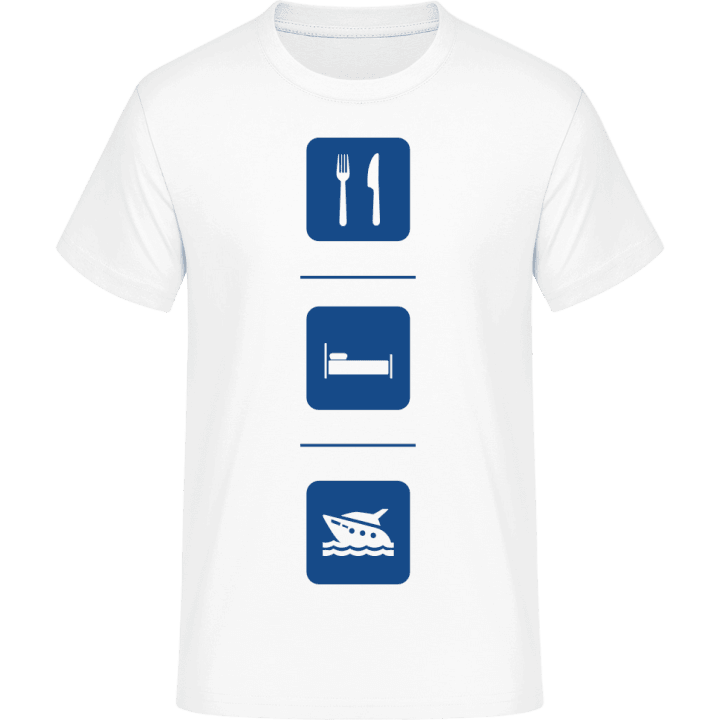 Eat Sleep Ship T-skjorte 0 image