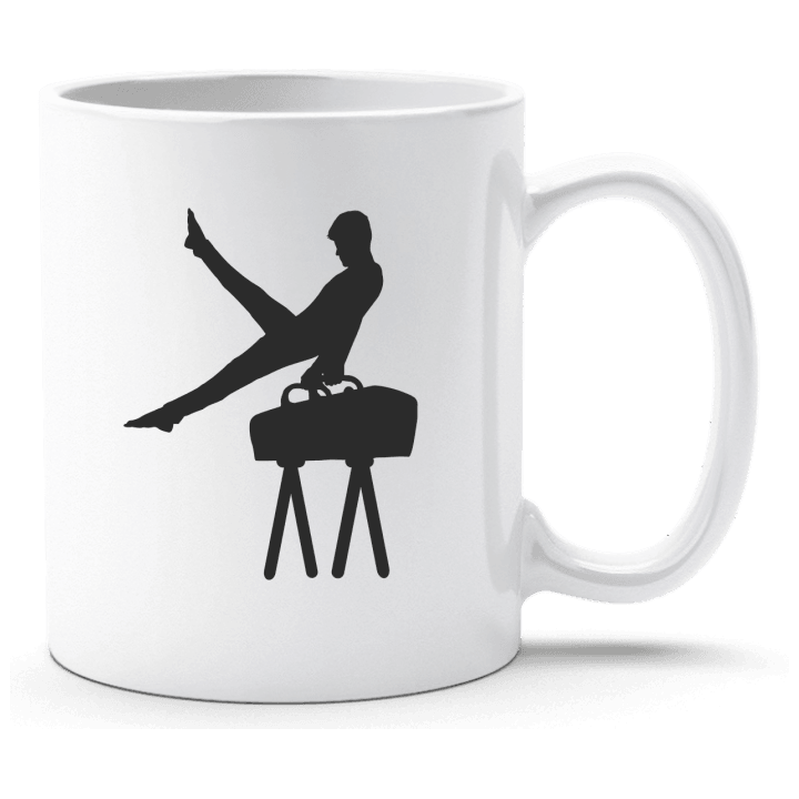 Gym Pommel Horse Silhouette Taza contain pic