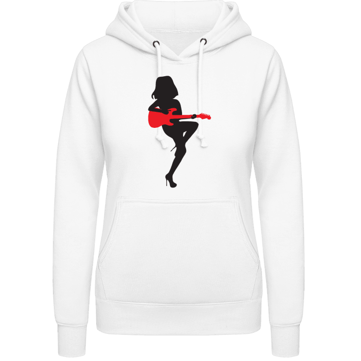 Guitar Chick Women Hoodie contain pic