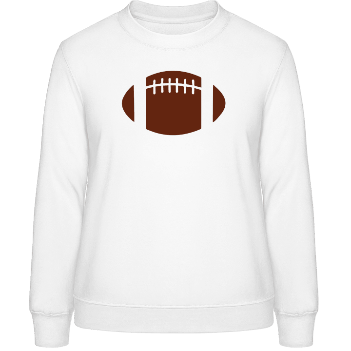 American Football Ball Frauen Sweatshirt contain pic