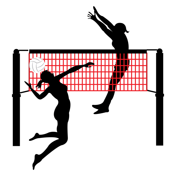 Volleyball Player Match Hoodie för kvinnor 0 image
