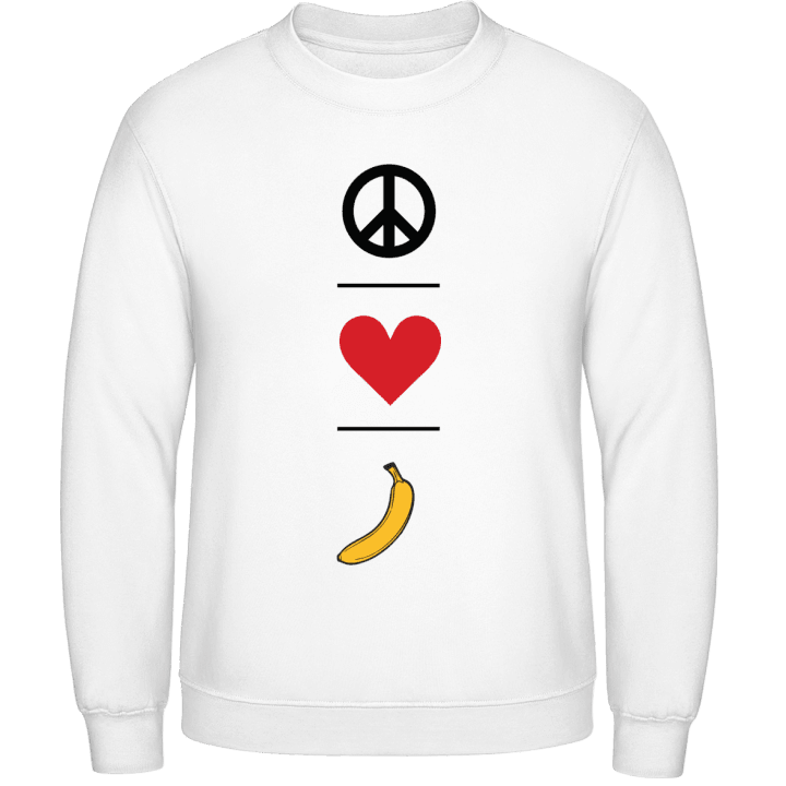 Peace Love Banana Sweatshirt contain pic