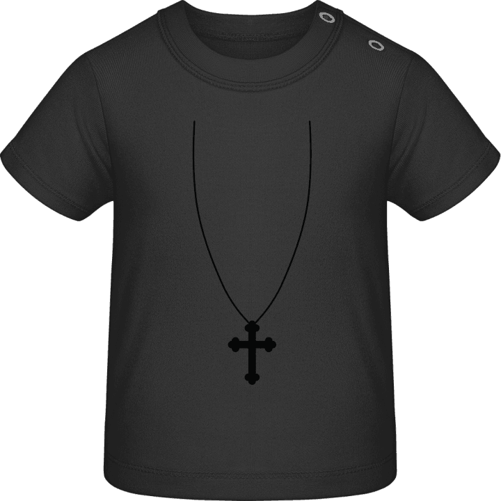 Kreuz Halskette Baby T-Shirt contain pic