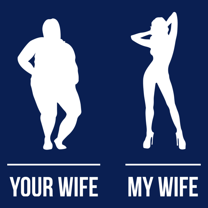Fat Wife Hot Wife Huvtröja 0 image