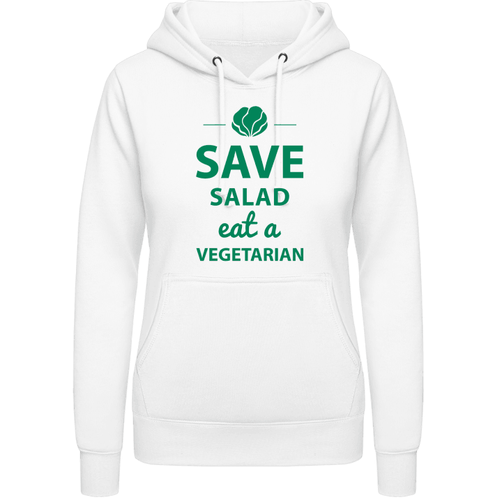 Save Salad Eat A Vegetarian Sweat à capuche pour femme contain pic