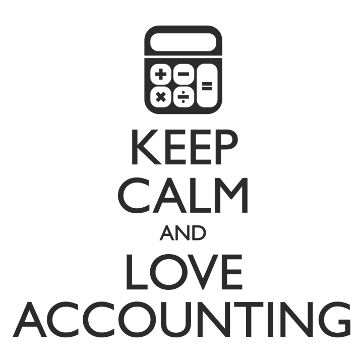 Keep Calm And Love Accounting T-shirt til kvinder 0 image