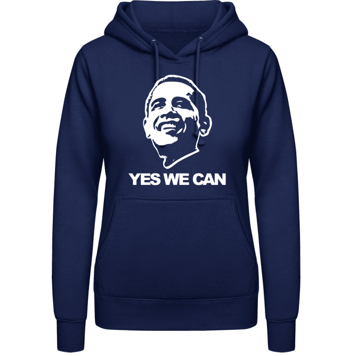 Yes We Can - Obama Hoodie för kvinnor contain pic