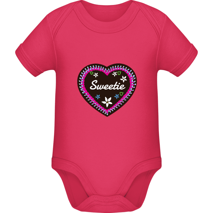 Sweetie Gingerbread heart Baby Romper contain pic