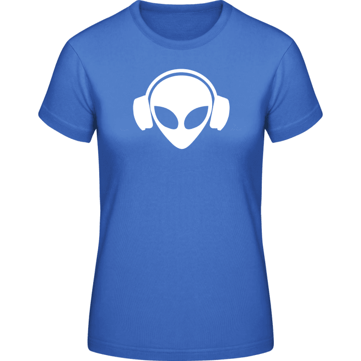 Alien DJ Headphone Vrouwen T-shirt contain pic