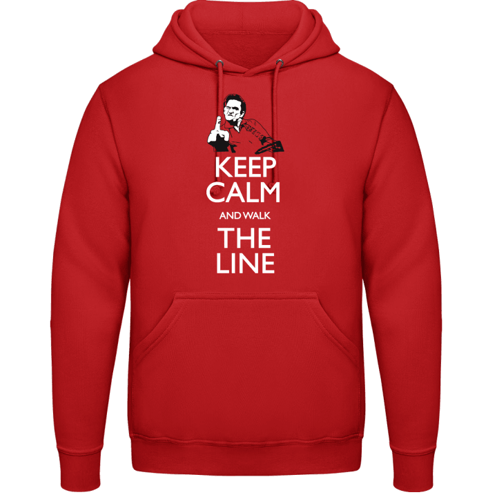 Keep Calm And Walk The Line Sweat à capuche contain pic