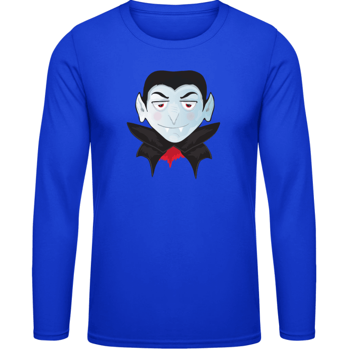 Dracula Vampire Face Camicia a maniche lunghe contain pic