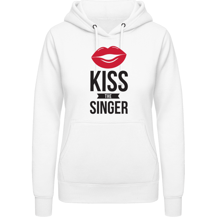 Kiss the Singer Felpa con cappuccio da donna contain pic
