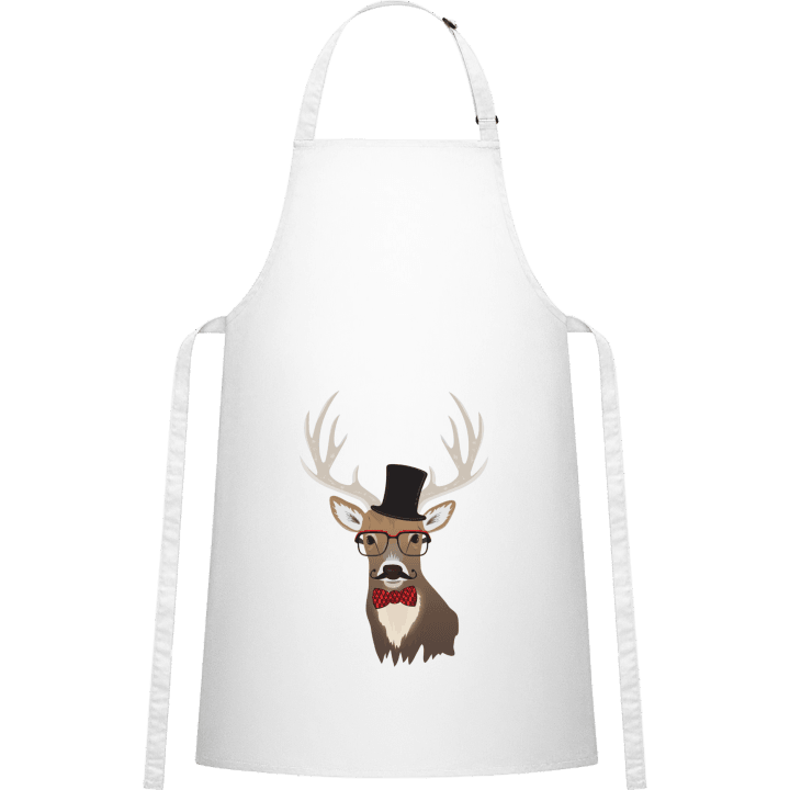 Mustache Deer Stag Tablier de cuisine 0 image