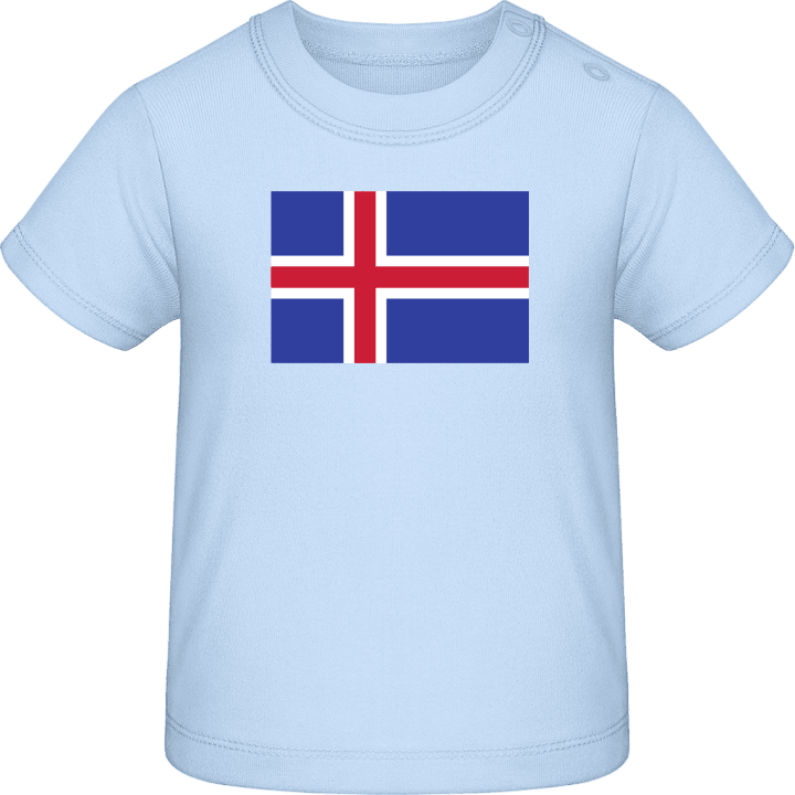 Iceland Flag Baby T-skjorte contain pic