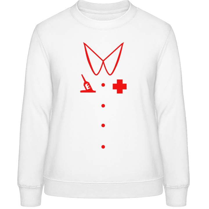 Nurse Costume Vrouwen Sweatshirt contain pic