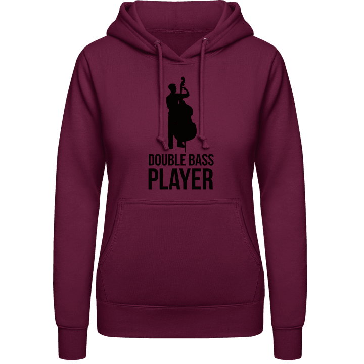 Double Bass Player Vrouwen Hoodie contain pic