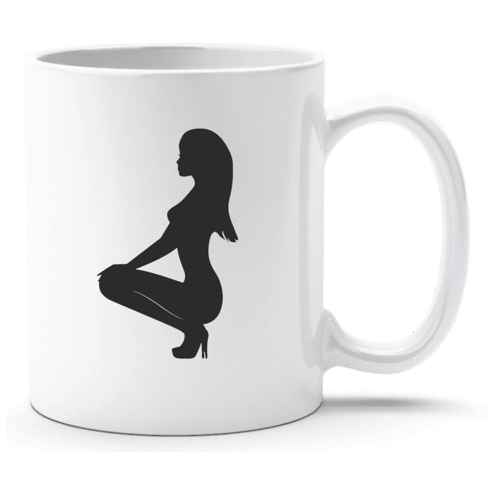 Hot Woman Silhouette Cup contain pic