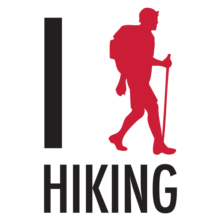 I Love Hiking Sac en tissu 0 image