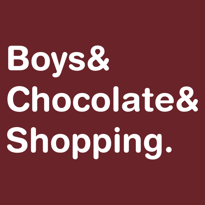 Boys Chocolate Shopping Langermet skjorte for kvinner 0 image