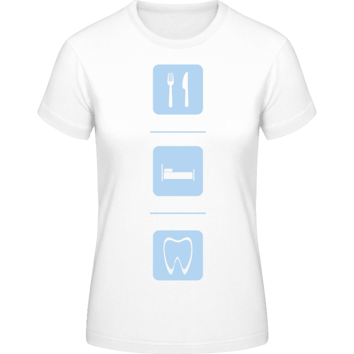 Dentist's Life T-skjorte for kvinner contain pic