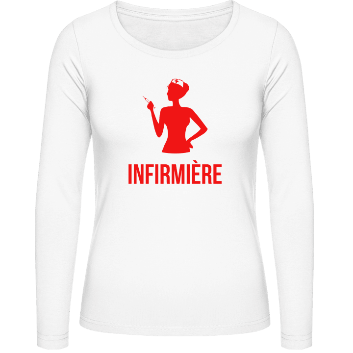 Infirmière Vrouwen Lange Mouw Shirt contain pic
