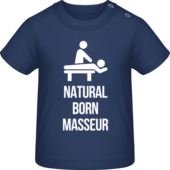 Natural Born Masseur T-shirt för bebisar contain pic