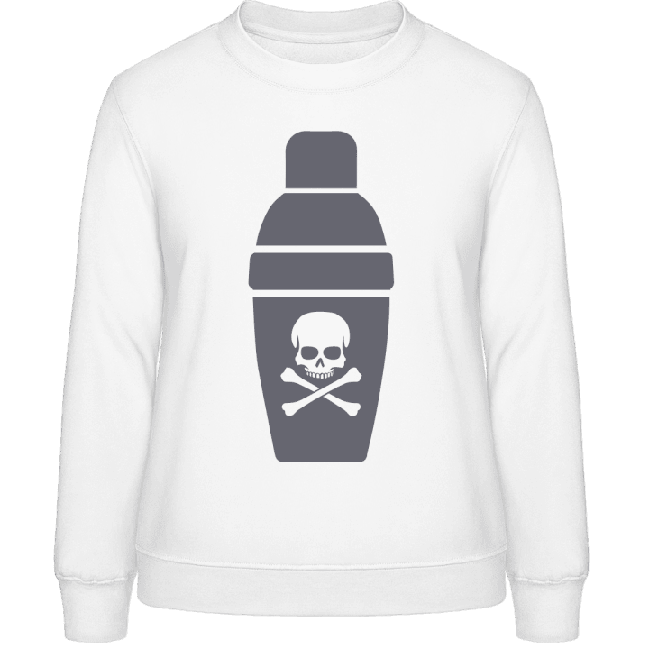 Cocktail Mixer With Skull Sweatshirt för kvinnor contain pic