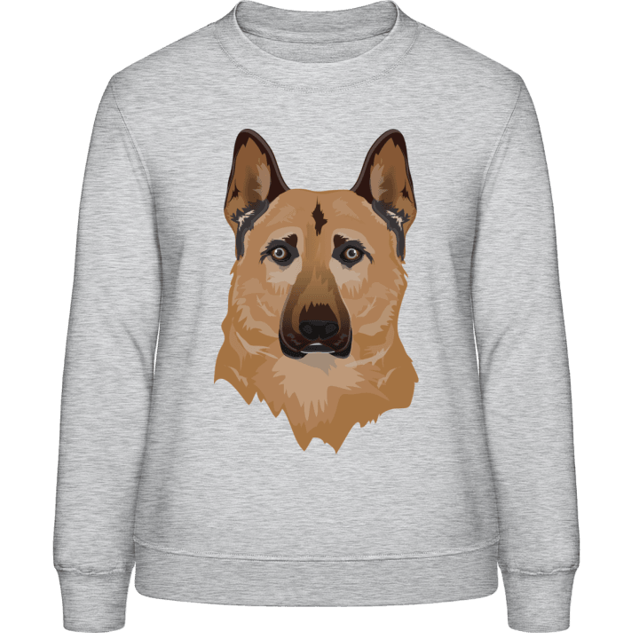 Deutscher Schäferhund Kopf Realistisch Frauen Sweatshirt 0 image