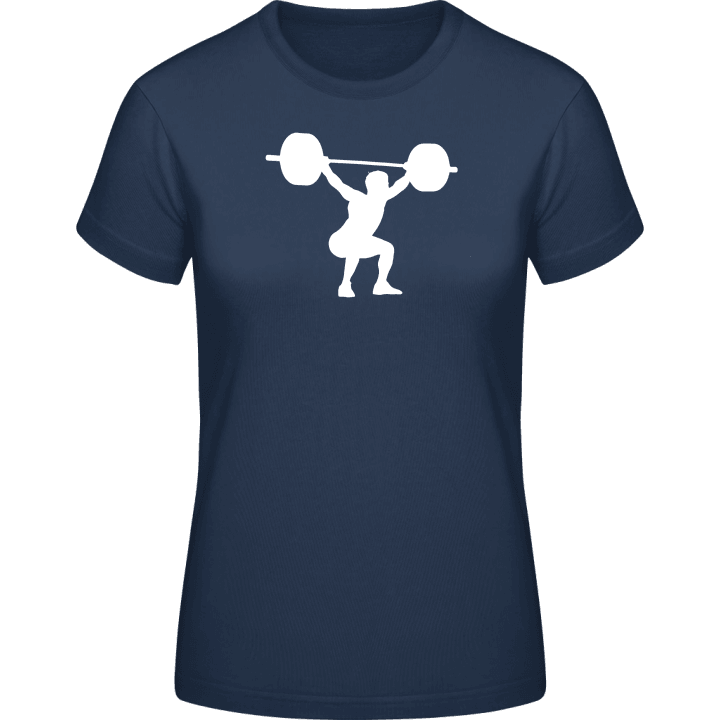 Weightlifter T-skjorte for kvinner contain pic