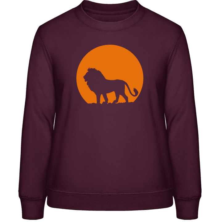 Lion in Moonlight Frauen Sweatshirt 0 image