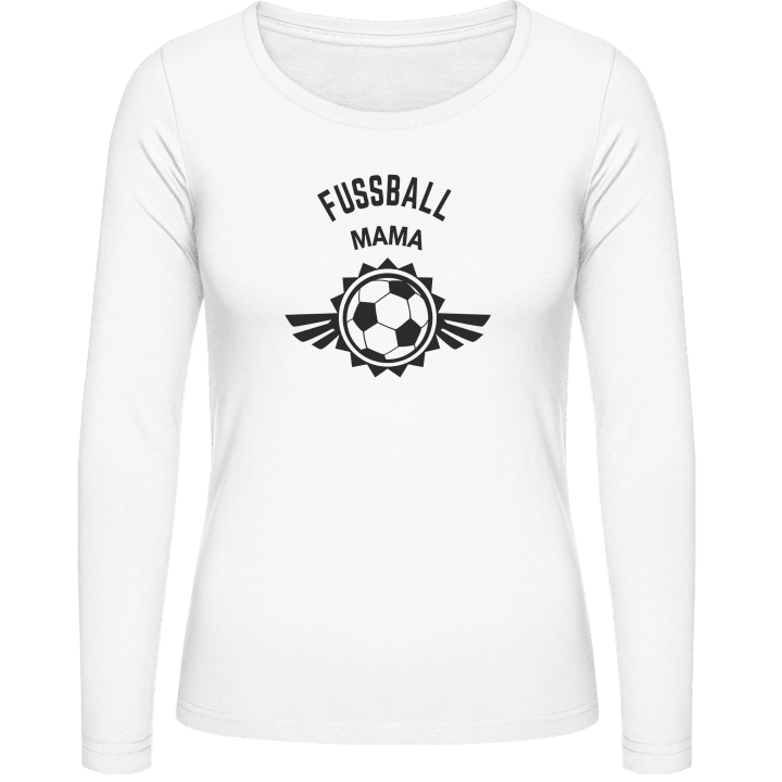 Fussball Mama Langermet skjorte for kvinner contain pic