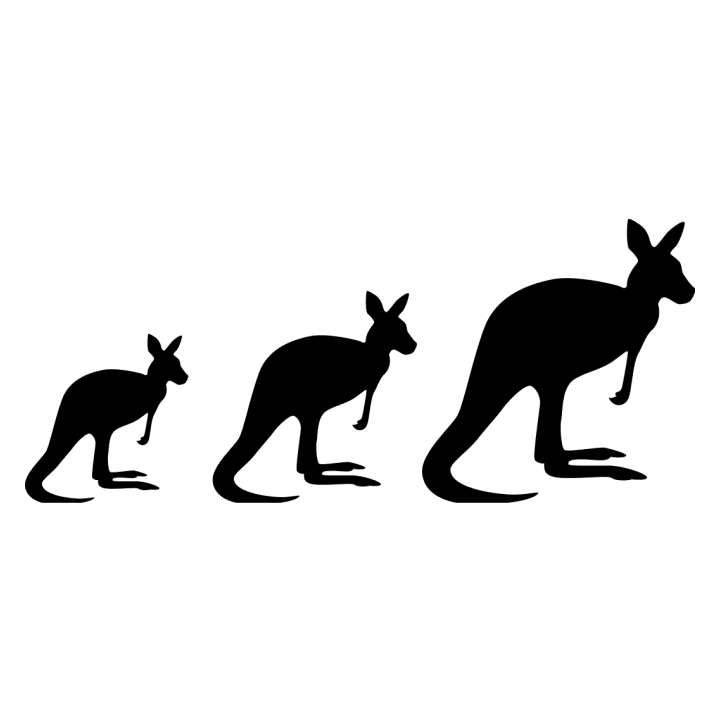 Kangaroos Silhouette Felpa con cappuccio 0 image