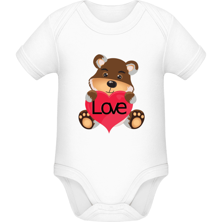 Love Teddy Baby romper kostym contain pic