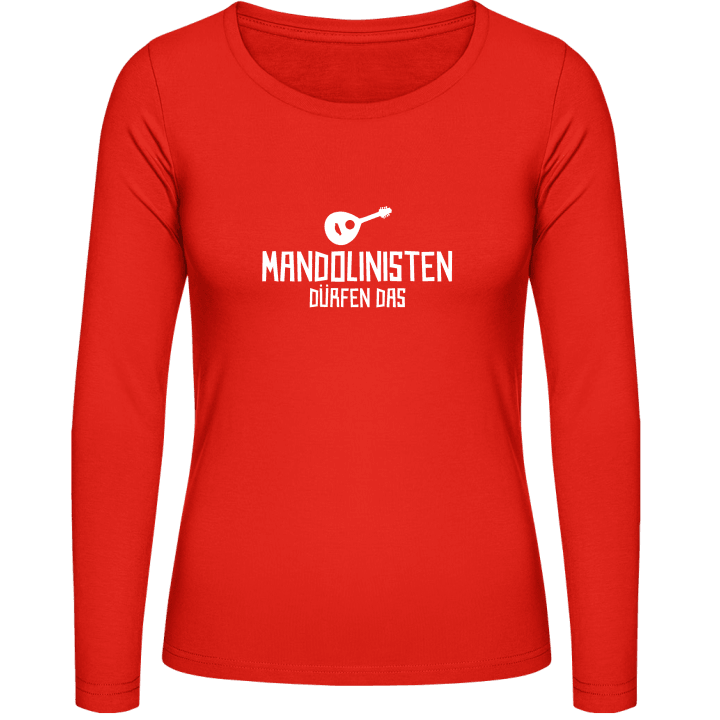 Mandolinisten dürfen das T-shirt à manches longues pour femmes contain pic