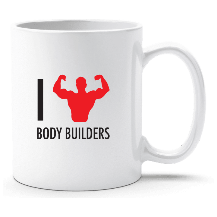 I Love Body Builders Taza contain pic