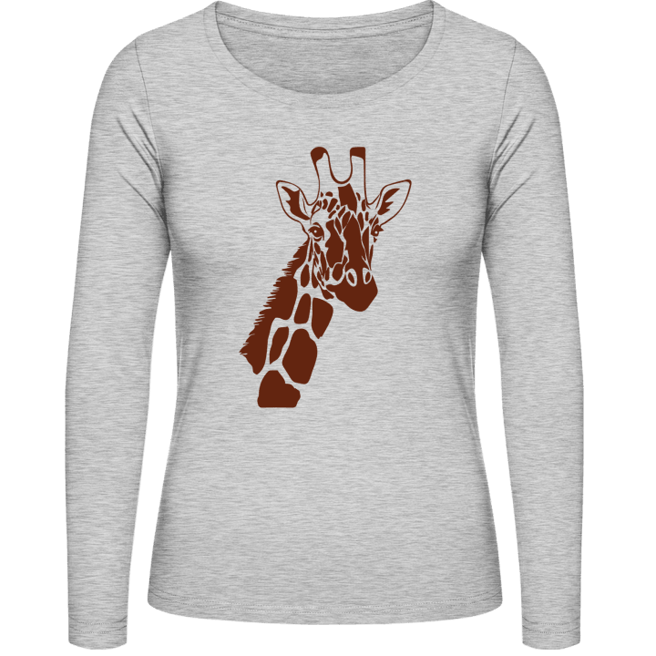 Giraffe Outline T-shirt à manches longues pour femmes 0 image
