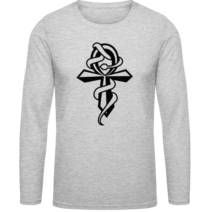 Ankh Cross Long Sleeve Shirt contain pic