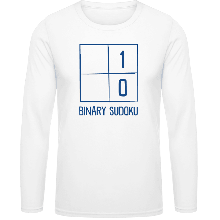 Binary Sudoku Camicia a maniche lunghe 0 image