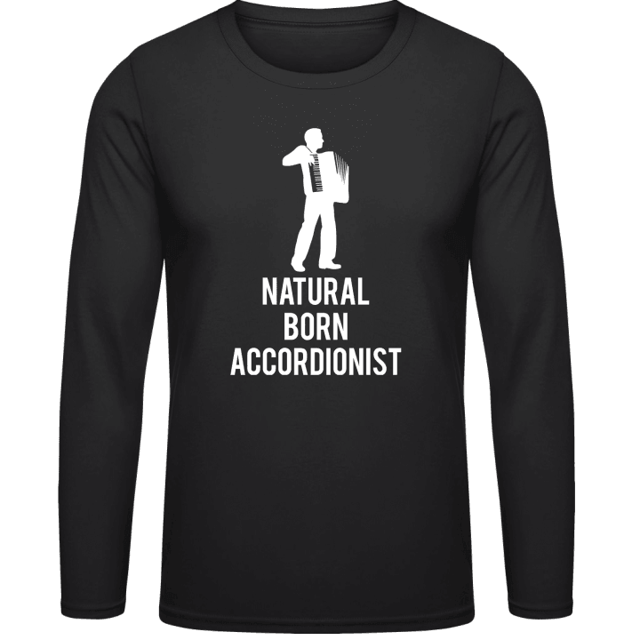 Natural Born Accordionist Långärmad skjorta contain pic