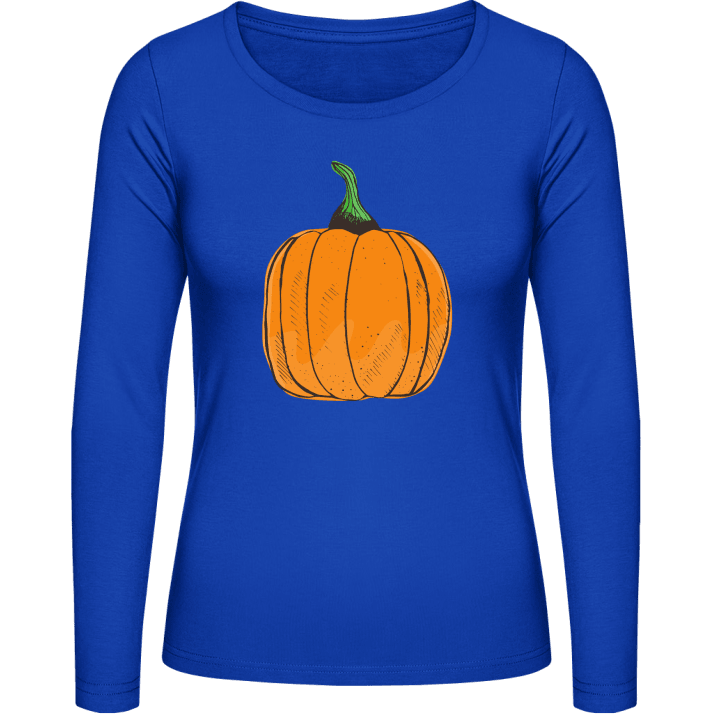 Grote Pompoen Vrouwen Lange Mouw Shirt contain pic