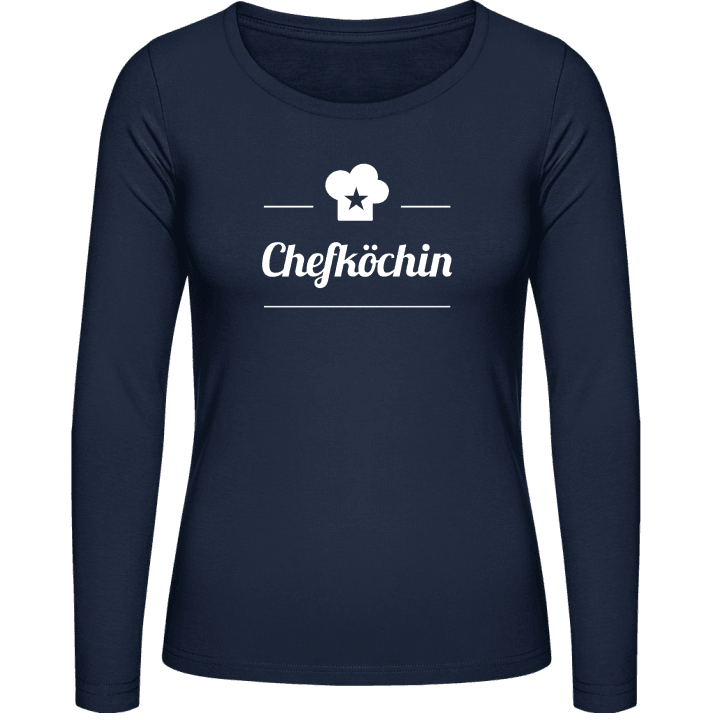 Chefköchin Stern T-shirt à manches longues pour femmes contain pic