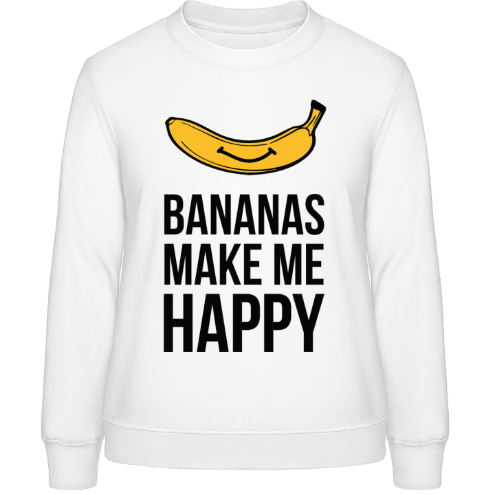 Bananas Make me Happy Women Sweatshirt 0 image