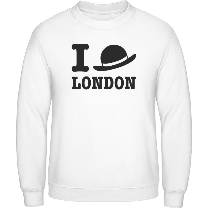 I Love London Bowler Hat Sudadera contain pic