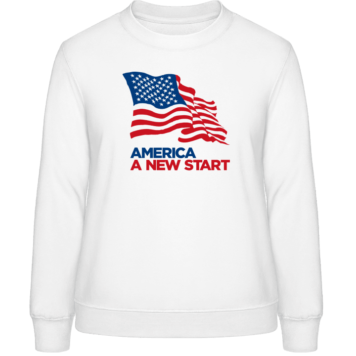 America Flag Sweat-shirt pour femme contain pic