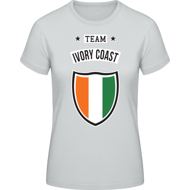 Team Ivory Coast T-shirt för kvinnor contain pic